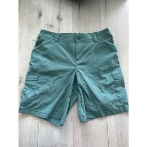 Duluth Women's Dry On The Fly 10" Shorts Seafoam Green 14 EUC